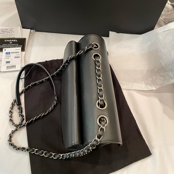 Chanel Flap with Ruthenium Hardware - Picture 10 of 14